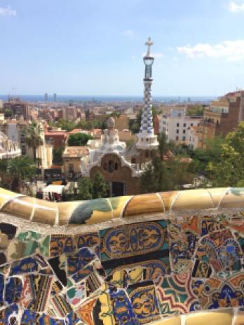 Just one of the many incredible views of Barcelona - this one from Park Güell